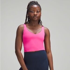 Lululemon Sonic Pink Align Tank Size 12